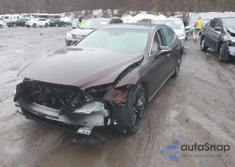 2020 Lexus Ls 500 Inspiration Series z USA, uszkodzony, nr VIN JTHG5LGF0L5007614